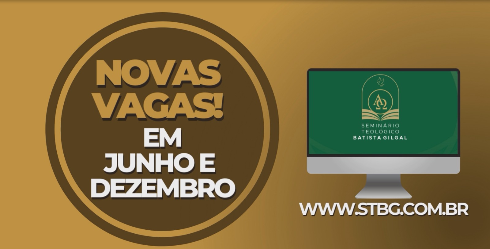 Seminário Teológico Batista Gilgal abre inscrições para novos alunos em junho e dezembro